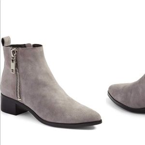 Dolce vita grey suede bootie